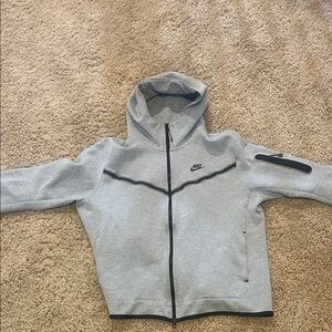 Grey Nike Tech Fleece Hoodie